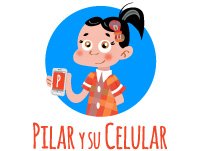 Pilar y su Celular